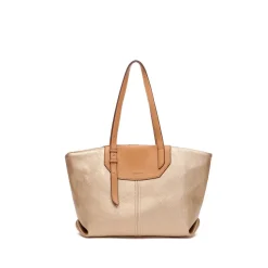 BOLSO SHOPPER ORO