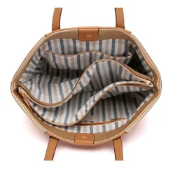 BOLSO SHOPPER ORO