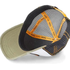 GORRA BLANCA/NEG/VERD