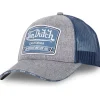 GORRA GRIS/AZUL