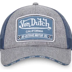 GORRA GRIS/AZUL