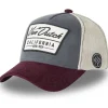 GORRA GRIS/GRANATE
