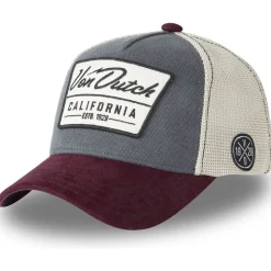 GORRA GRIS/GRANATE