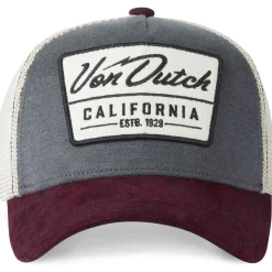 GORRA GRIS/GRANATE