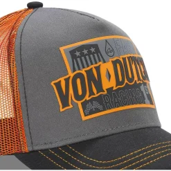 GORRA GRIS/NARANJA