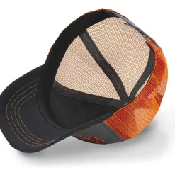 GORRA GRIS/NARANJA