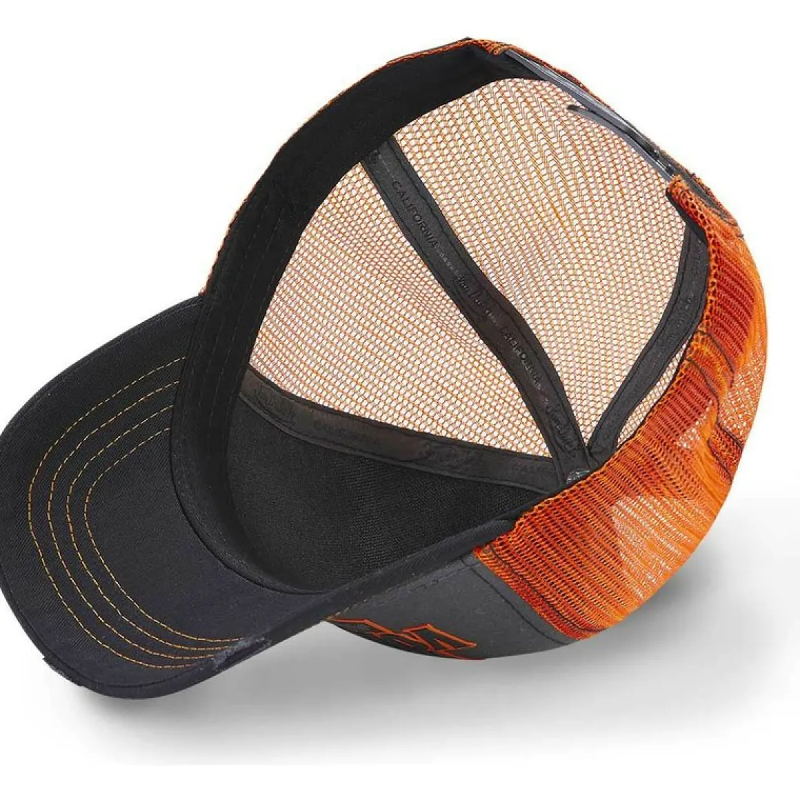 GORRA GRIS/NARANJA