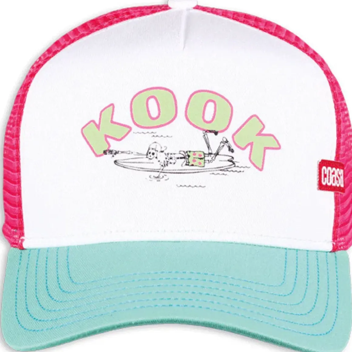 GORRA HFT BLANCA/ROJA/VER