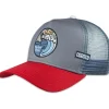 GORRA HFT GRIS/ROJA