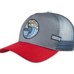 GORRA HFT GRIS/ROJA