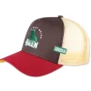 GORRA HFT ROJO/MARRON