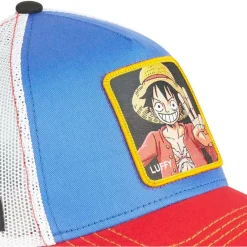 GORRA MONKEY D. LUFFY AZUL/BCA/ROJA