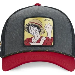 GORRA MONKEY D. LUFFY NEGRA/ROJA