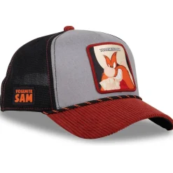 GORRA SAM BIGOTES GRIS/NEGRA/ROJA