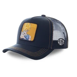 GORRA SON GOKU SUPER SAIYAN AZUL MARINO