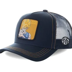 GORRA SON GOKU SUPER SAIYAN AZUL MARINO