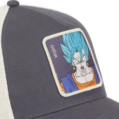 GORRA  VEGETTO SUPER SAIYAN NEGRA/BLANCA