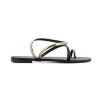 SANDALIA GOLD/BLACK