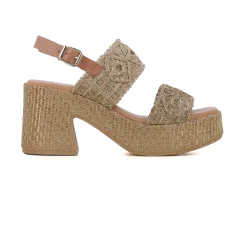 SANDALIA TAUPE/ORO