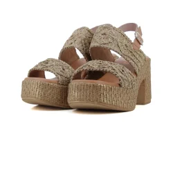 SANDALIA TAUPE/ORO